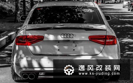 DIY迷彩车衣，这辆奥迪A4L朝着目标不断改装进化