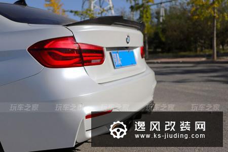 宝马3系整车改装案例 酒喷大中冷装车