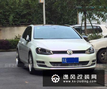 东航空少患上“恐高症”精心改装高尔夫，打造低趴黑武士