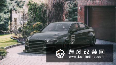 买了三辆奥迪后，成都车友改装了一辆外八倾角的奥迪A3