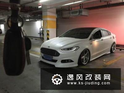 新蒙迪欧改装气动案例 20寸轮毂加持回头率更高