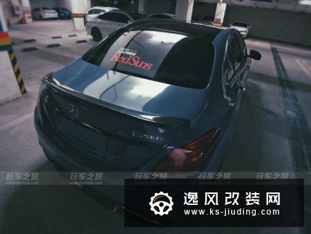 奔驰C200L改装外观不模仿C63 改出自己的风格