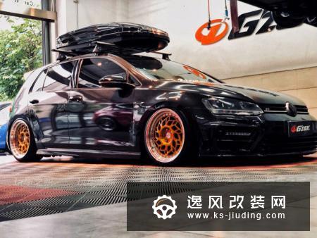 东航空少患上“恐高症”精心改装高尔夫，打造低趴黑武士