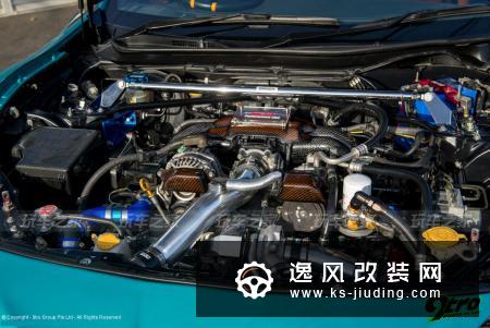 丰田86改装Varis宽体套件 HKS GTIII涡轮增压套件加持