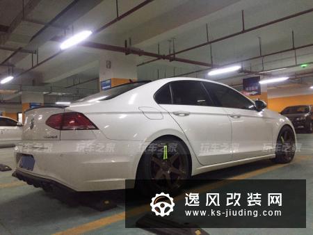 这辆凌渡避震烂了吗？车主改装气动避震尽显低趴魅力