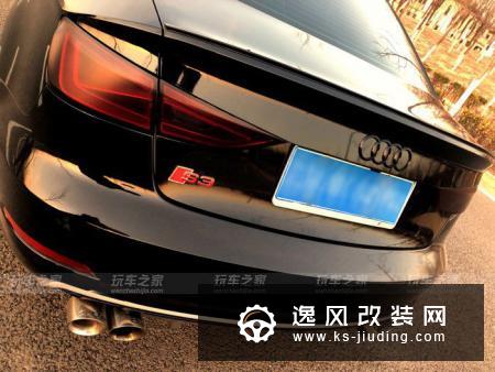 奥迪A3改装“黑武士”大片 精气神小钢炮