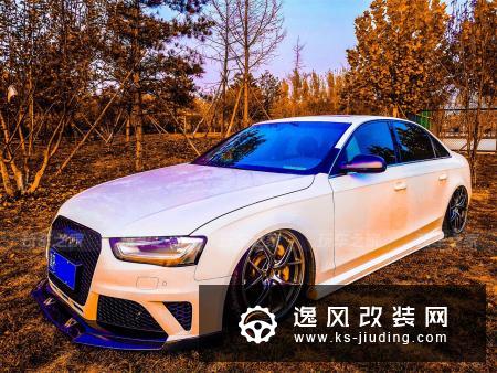DIY迷彩车衣，这辆奥迪A4L朝着目标不断改装进化
