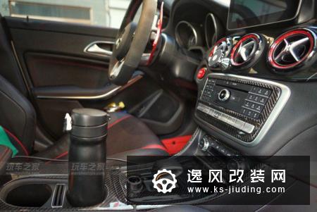 奔驰AMG CLA45改装案例 全车法拉利红的碳纤维毒物