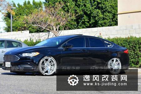 新蒙迪欧改装气动案例 20寸轮毂加持回头率更高