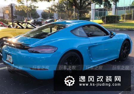 首例保时捷718 Cayman改装气动避震 低趴气质不输911