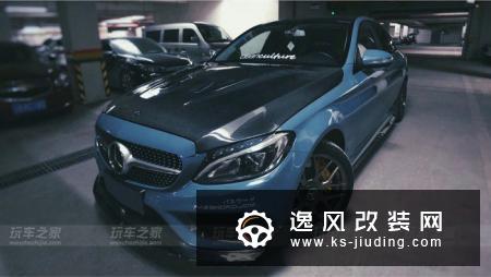 奔驰C200L改装外观不模仿C63 改出自己的风格