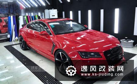 奥迪A7的华丽升级RS7 爆改血色宽体