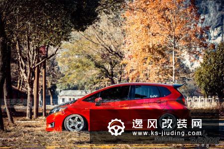 蛋蛋的个性红飞度改装案例  内附车模大片