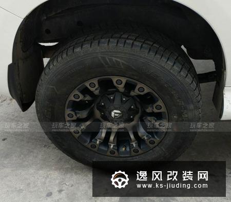 车友提哈弗H9后马上就开始改装，升高2寸减震提高越野能力