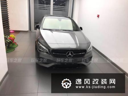 青岛王台宽体CLA 攀比小镇玩改装