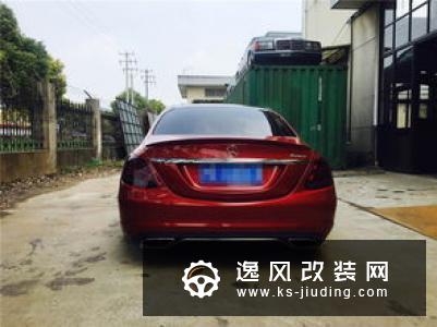 奔驰E级W212改装案例，气动避震不贴地也很帅气