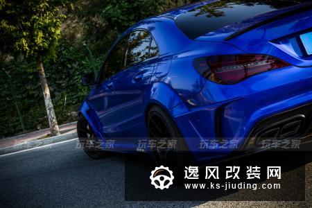 青岛王台宽体CLA 攀比小镇玩改装