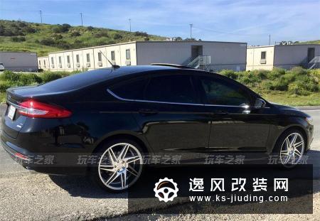 新蒙迪欧改装气动案例 20寸轮毂加持回头率更高