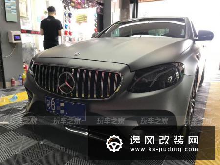 奔驰新E级改装案例 花费十万内外兼修