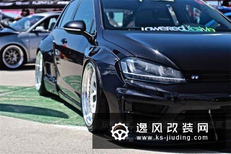 高尔夫R改装宽体后，终于能说这车要50万了