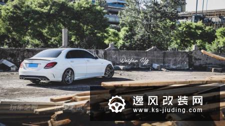 奔驰C200L四驱版改装心得，附媳妇当车模