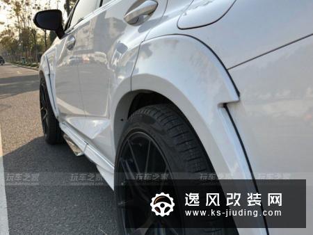 雷克萨斯NX200t改装aimgain宽体包围 20寸霸气轮毂