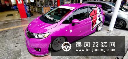 本田超跑GK5玩姿态改装，芬达涂装不开空调看着都凉快