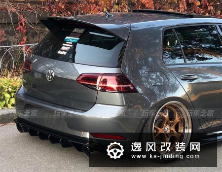 高尔夫GTI 7.5代刷二阶，改装气动避震兼顾姿态