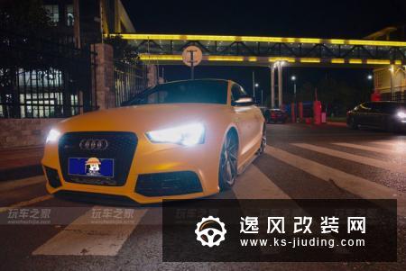 红到外国的网红奥迪A5改装车，定制宽体打造有个性的改装车