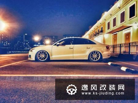 买了三辆奥迪后，成都车友改装了一辆外八倾角的奥迪A3
