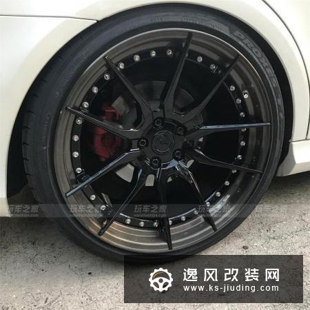 奔驰E级W212改装案例，气动避震不贴地也很帅气