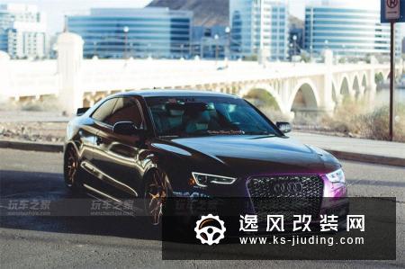 不一样的奥迪S5改装 女生玩起Supreme/LV主题无人能敌