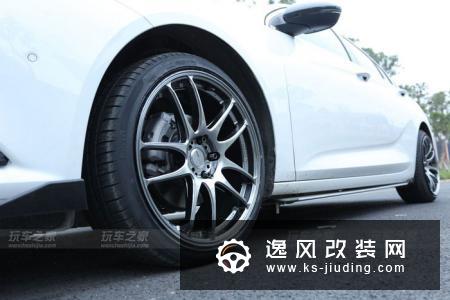 2017款别克君威改装案例 19寸WORK轮毂装车