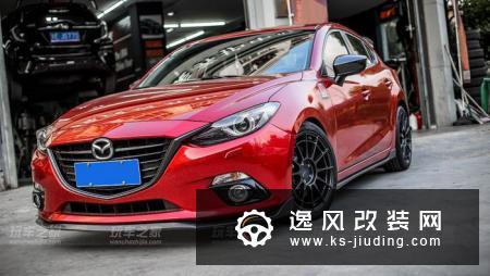 昂克赛拉2.0L两厢版改装案例  走心的改装更耐看
