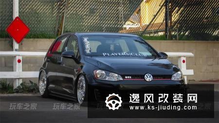从四代换到七代高尔夫GTI，改装完美贴地卡边姿态