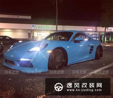 首例保时捷718 Cayman改装气动避震 低趴气质不输911