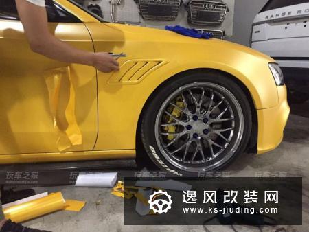 红到外国的网红奥迪A5改装车，定制宽体打造有个性的改装车