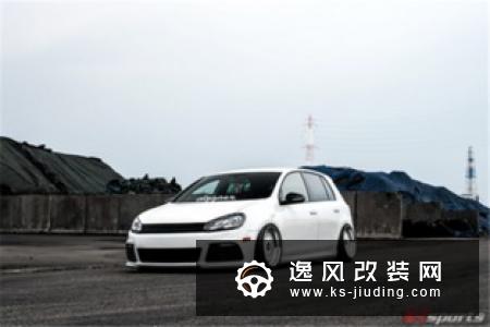 高尔夫GTI 7.5代刷二阶，改装气动避震兼顾姿态