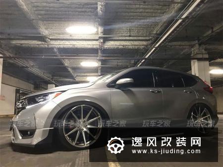 全新本田CR-V改装低趴大倾角 Tony老师推销办卡只为买改件