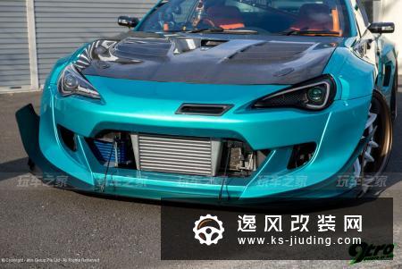 丰田86改装Varis宽体套件 HKS GTIII涡轮增压套件加持