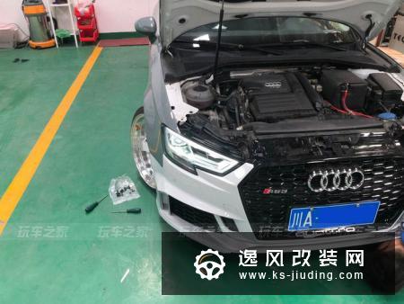 买了三辆奥迪后，成都车友改装了一辆外八倾角的奥迪A3