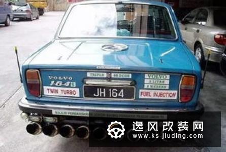 青岛王台宽体CLA 攀比小镇玩改装
