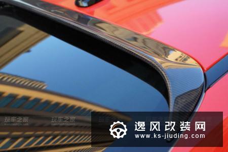 奔驰AMG CLA45改装案例 全车法拉利红的碳纤维毒物