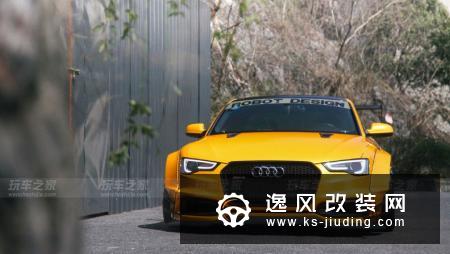 红到外国的网红奥迪A5改装车，定制宽体打造有个性的改装车