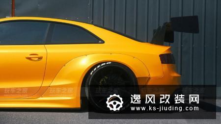 红到外国的网红奥迪A5改装车，定制宽体打造有个性的改装车