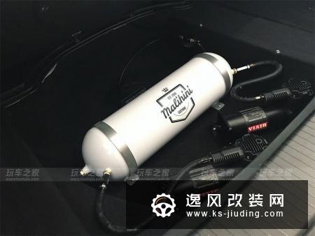 奔驰E级W212改装案例，气动避震不贴地也很帅气