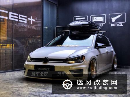 东航空少患上“恐高症”精心改装高尔夫，打造低趴黑武士