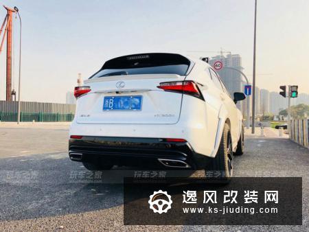 雷克萨斯NX200t改装aimgain宽体包围 20寸霸气轮毂