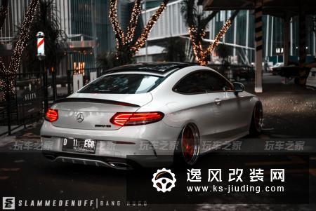 奔驰C300 Coupe姿态改装案例，打造最美轿跑
