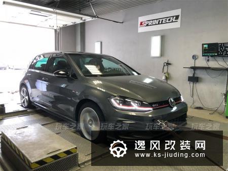 高尔夫GTI 7.5代刷二阶，改装气动避震兼顾姿态
